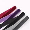 wholesale custom colorful single sided velvet ribbon