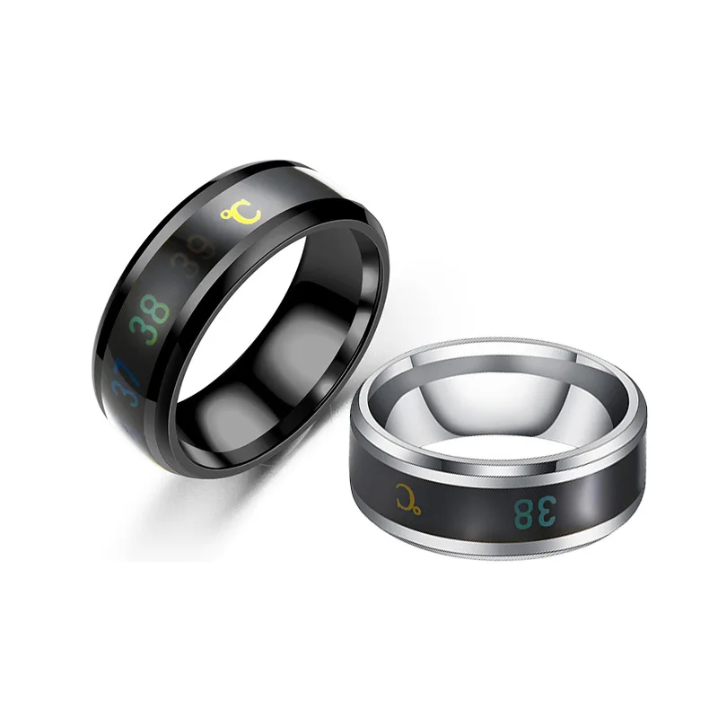 Custom available new style intelligent temperature sensing wide titanium steel smart ring, Colorful
Custom available new style intelligent temperature sensing wide titanium steel smart ring, Colorful