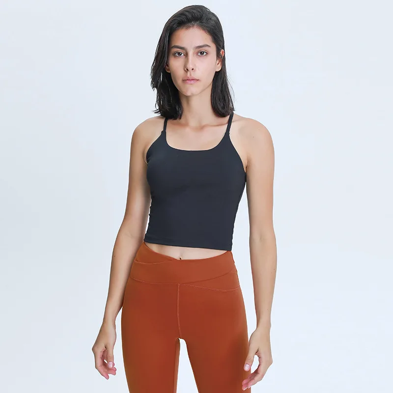 2021 Y Shape Beauty Back Tank Top Sling With Padded Woman Tops Fashionable Gym Vest Tank Top Women
2021 Y Shape Beauty Back Tank Top Sling With Padded Woman Tops Fashionable Gym Vest Tank Top Women
