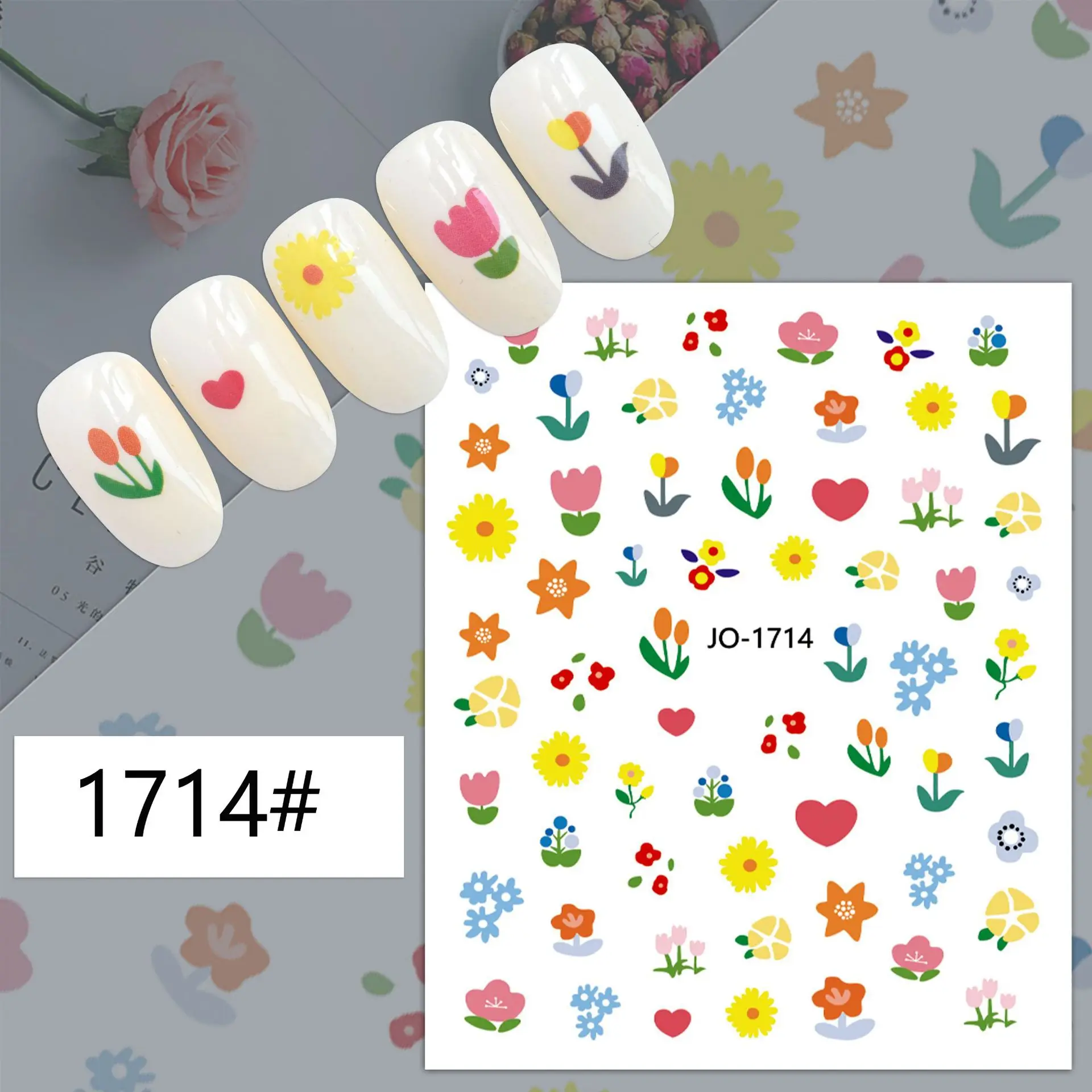 SHIZHIXIU Summer styles nail art sticker Creative 3D Self-Adhesive Flowers Feathers nail wraps Nail Sticker
SHIZHIXIU Summer styles nail art sticker Creative 3D Self-Adhesive Flowers Feathers nail wraps Nail Sticker