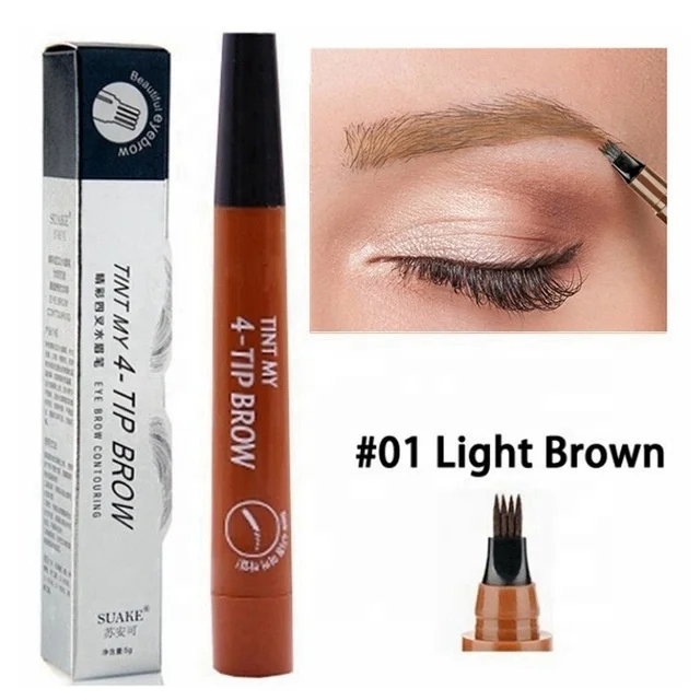 Waterproof eyebrow pen 4 fork, 5 colors, eyebrow tattoo, cosmetic, long lasting, natural, dark brown, liquid pencil,
Waterproof eyebrow pen 4 fork, 5 colors, eyebrow tattoo, cosmetic, long lasting, natural, dark brown, liquid pencil,