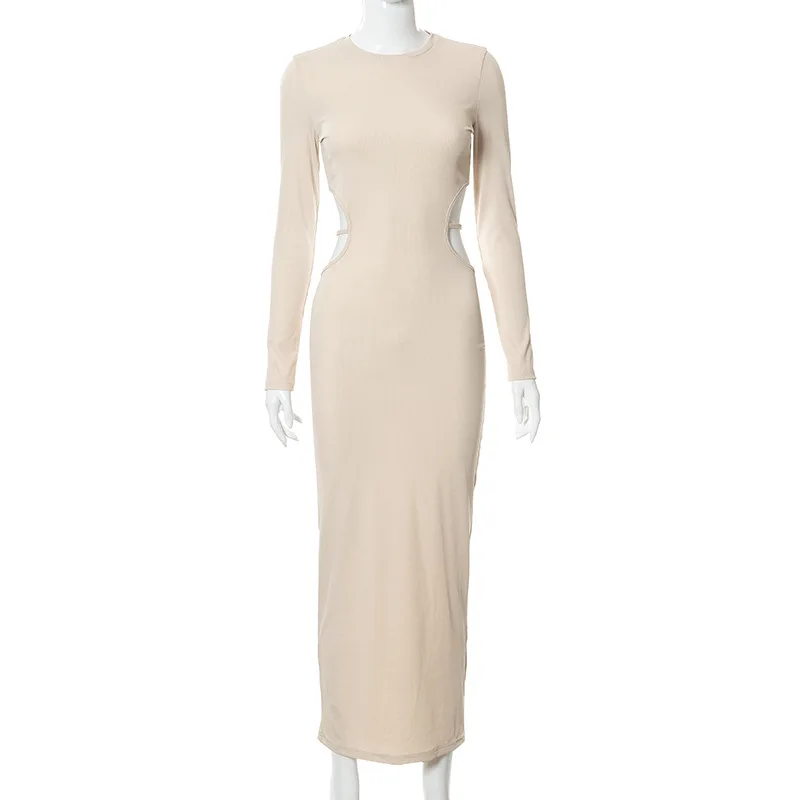 Drop Shipping 2021 New Fashion Woman Shape Black Cut Out Back Ribbed Maxi Dress Lace Up Knitted Dress
Drop Shipping 2021 New Fashion Woman Shape Black Cut Out Back Ribbed Maxi Dress Lace Up Knitted Dress