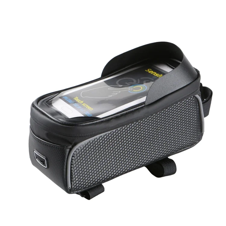 Factory Wholesale Outdoor Cycling Sports Top Tube Frame Bag For Bicycle Cell Phone Holder Waterproof Bicycle Bags, Picture shows
Factory Wholesale Outdoor Cycling Sports Top Tube Frame Bag For Bicycle Cell Phone Holder Waterproof Bicycle Bags, Picture shows