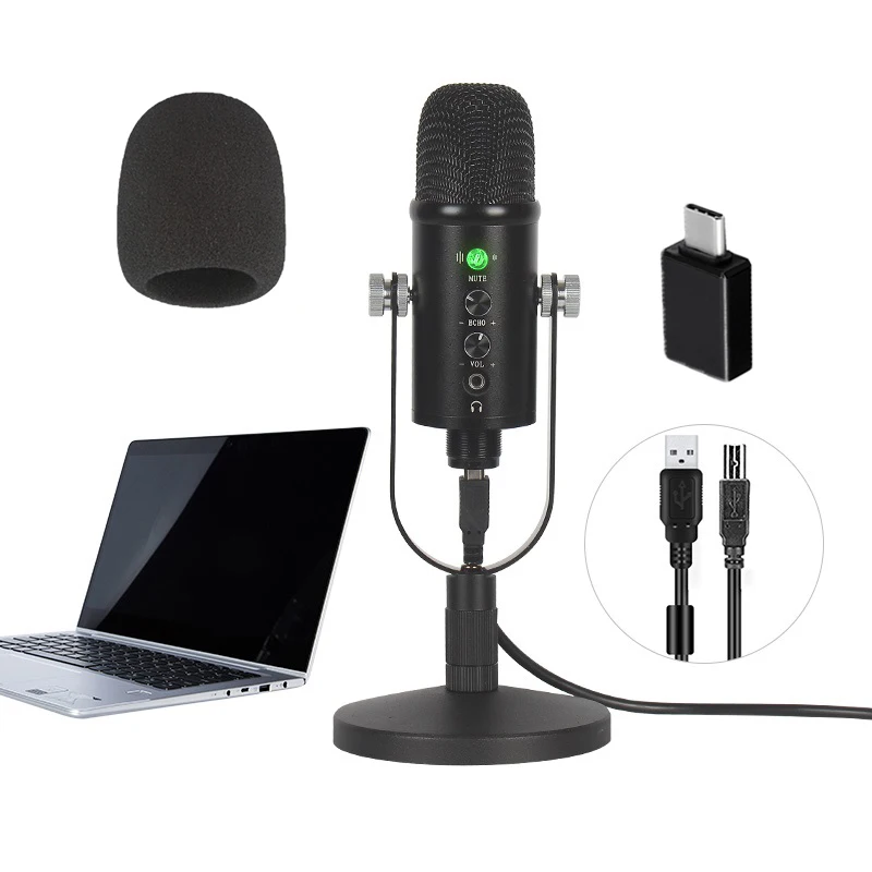GONSIN Recording Broadcasting Usb Microphone With Monitorable Condenser USB Microphone Set
GONSIN Recording Broadcasting Usb Microphone With Monitorable Condenser USB Microphone Set