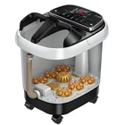 Well received Portable blood circulation infrared bubble vibration heating electric foot tub foot spa bath feet massager