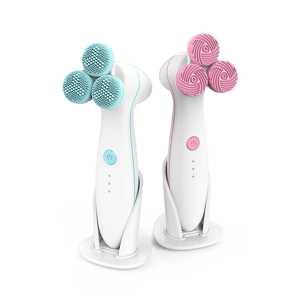 3D Silicone Deep Pore Facial Cleansing Brush Head Facial Massage Cleansing Brush, Pink/blue
3D Silicone Deep Pore Facial Cleansing Brush Head Facial Massage Cleansing Brush, Pink/blue