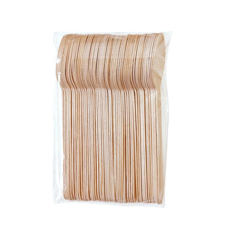 Customized restaurant disposable cutlery wooden dessert knife salad fork and spoon, Natural
Customized restaurant disposable cutlery wooden dessert knife salad fork and spoon, Natural