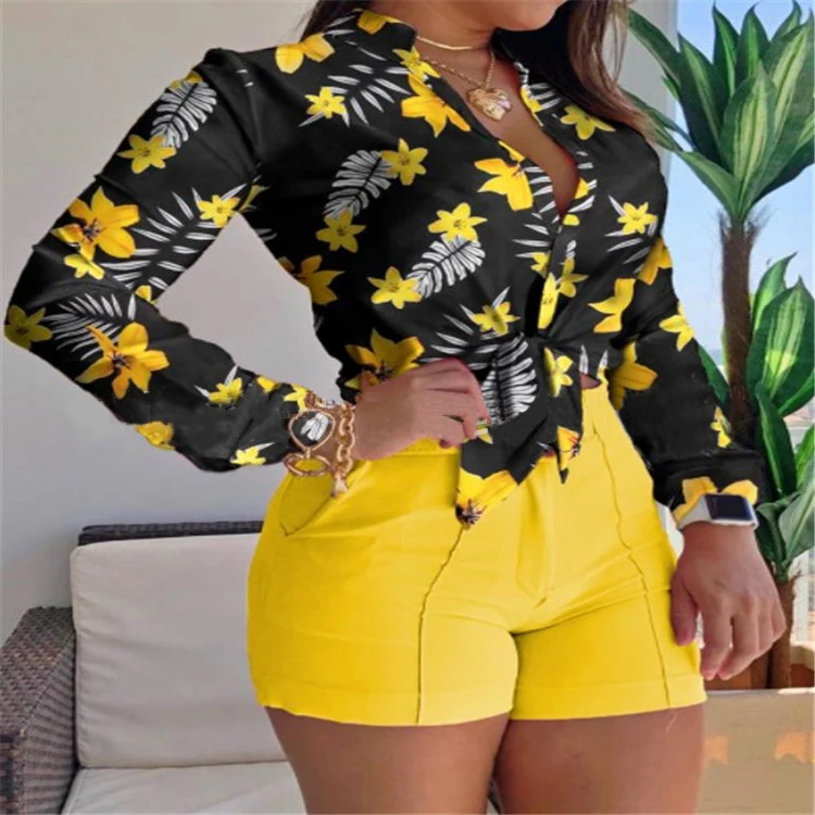 2021 Printed Lace-Up Printing And Dyeing Athletic Amusement Women Wear Shirt Casual Pants Women, Yellow, pink, blue
2021 Printed Lace-Up Printing And Dyeing Athletic Amusement Women Wear Shirt Casual Pants Women, Yellow, pink, blue
