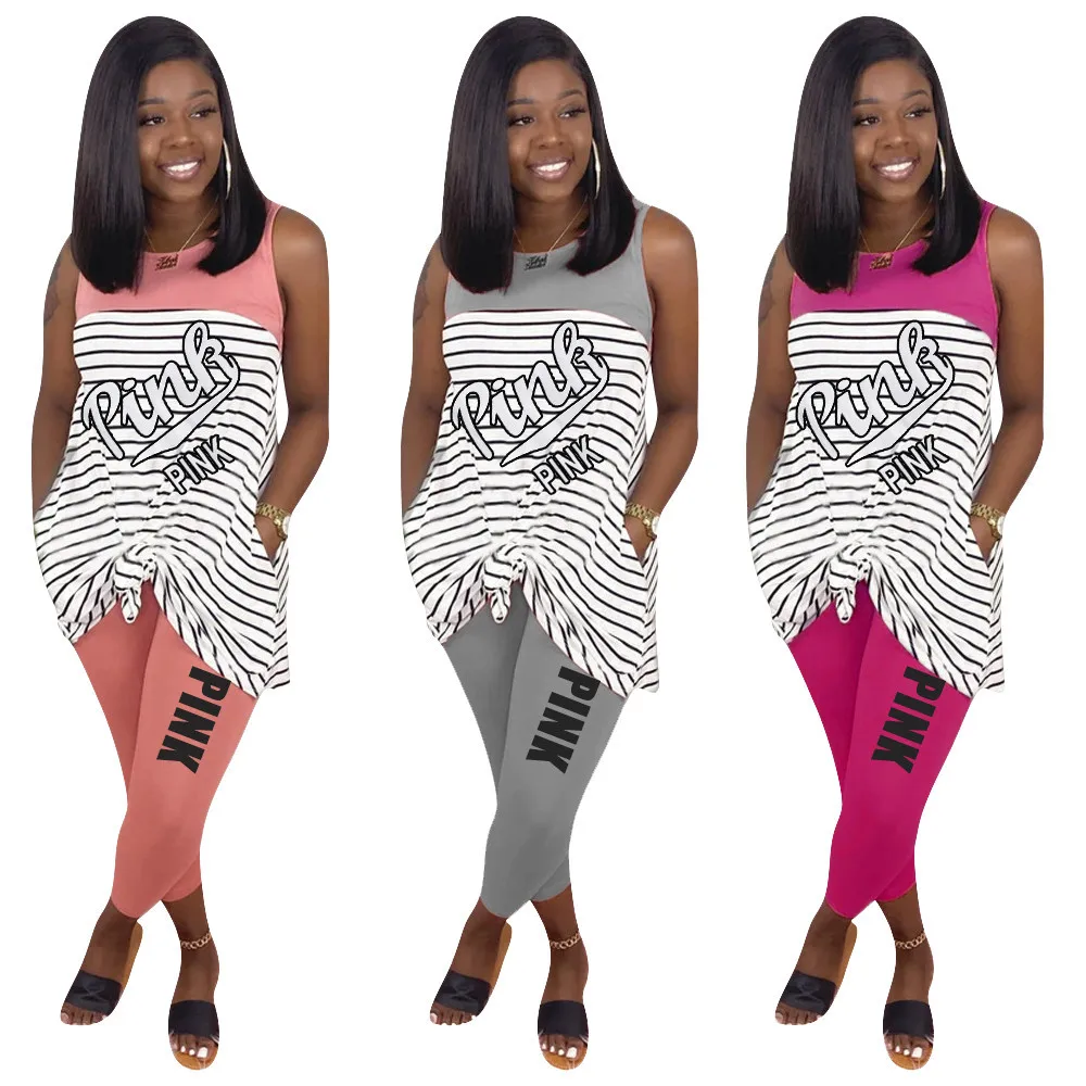 HGL1330 2021 new arrival summer ladies sleeveless solid color outfit letter printed two piece sets women clothing 2 piece sets
HGL1330 2021 new arrival summer ladies sleeveless solid color outfit letter printed two piece sets women clothing 2 piece sets