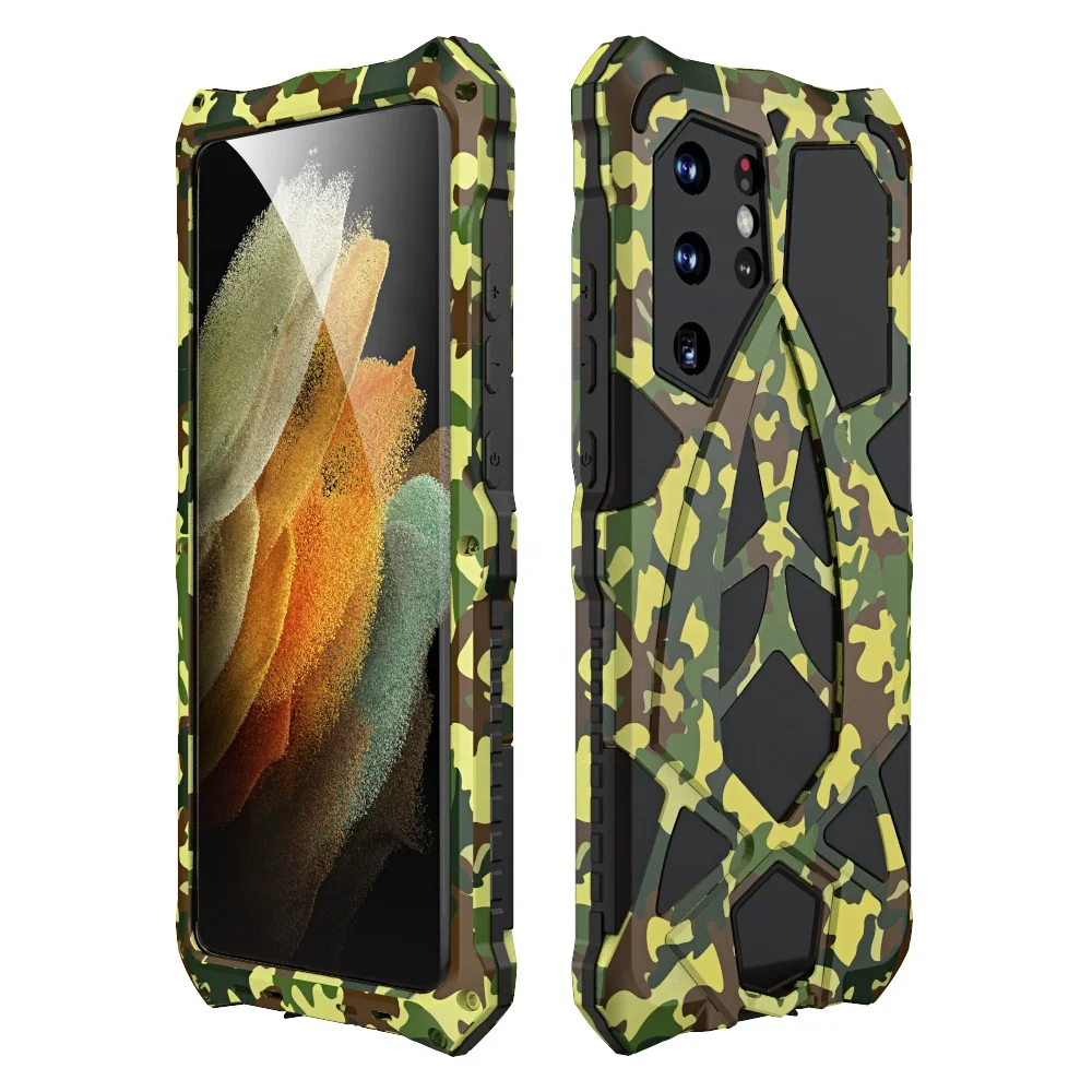 2021 LUPHIE Aluminum Metal Silicone Shockproof Case For Samsung Galaxy S21 Ultra S21 Plus S21 Fall Prevention Armor Cover
2021 LUPHIE Aluminum Metal Silicone Shockproof Case For Samsung Galaxy S21 Ultra S21 Plus S21 Fall Prevention Armor Cover