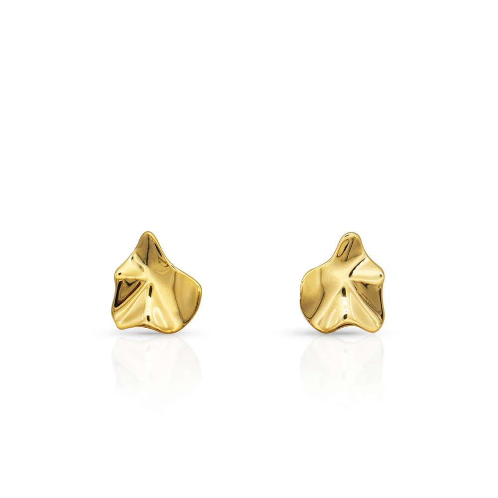 Chril April 925 sterling silver gold plated trendy Irregular concave and convex geometric earrings
Chril April 925 sterling silver gold plated trendy Irregular concave and convex geometric earrings