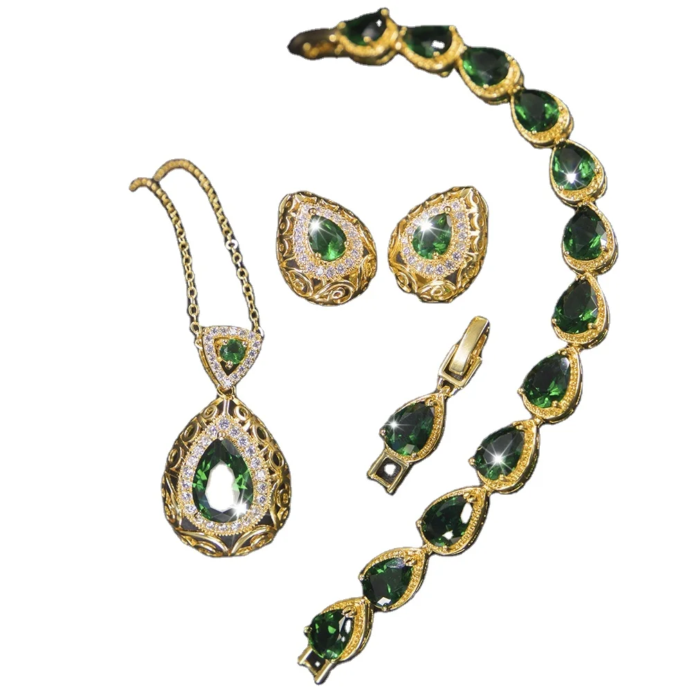 European copper 18kgp cubic zirconia wedding ring sets bridal jewelry set 
European copper 18kgp cubic zirconia wedding ring sets bridal jewelry set