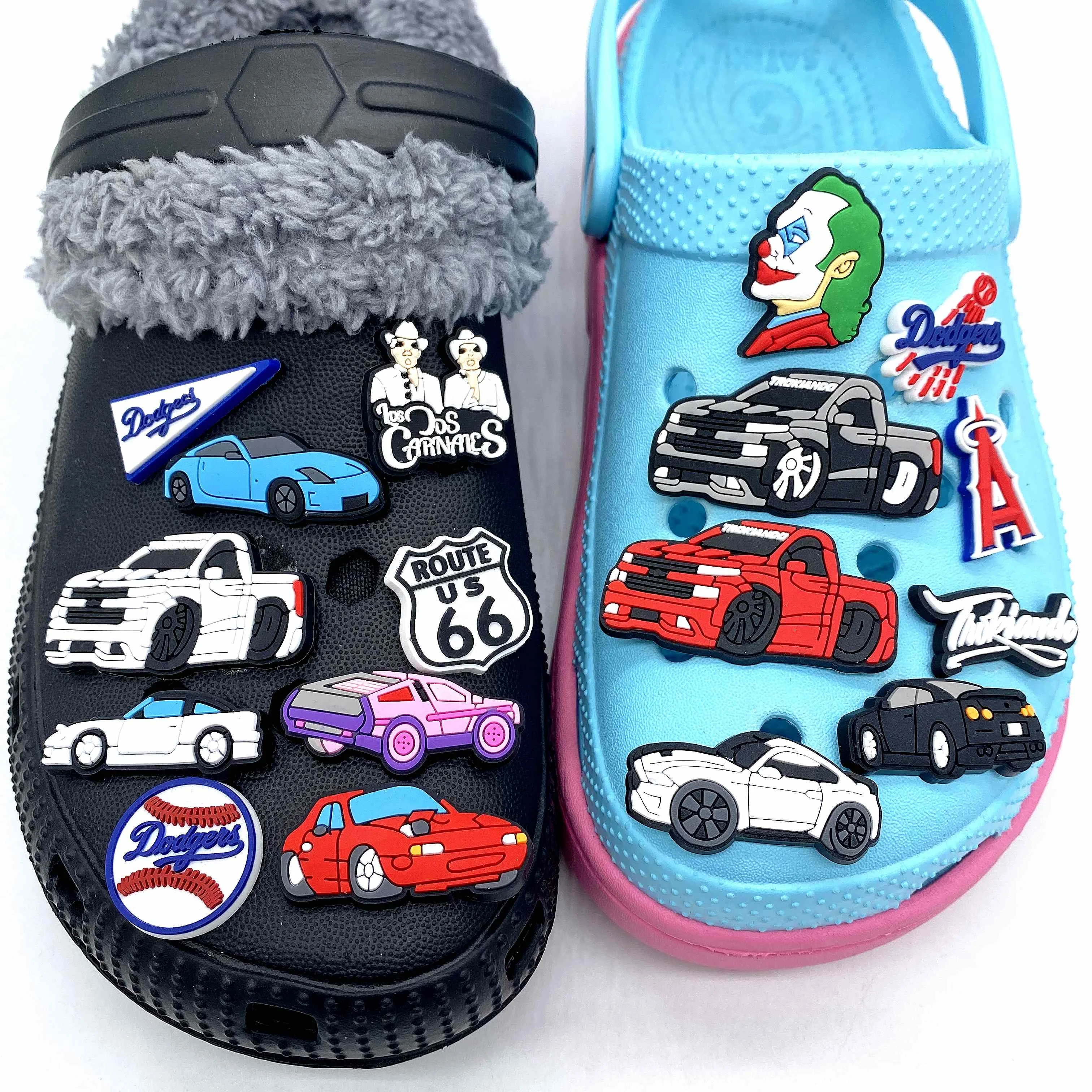 Custom croc charm Pickup truck formula car character Power Racing shoe charms for Clog shoe decoration Christmas
Custom croc charm Pickup truck formula car character Power Racing shoe charms for Clog shoe decoration Christmas