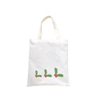 Lovely plant shopping tote bag for girls washable grocery college canvas bags new arrival