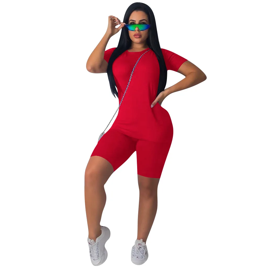 3998 Summer Short-Sleeved Casual 2 Piece Set Tracksuit Fitness Wear Plus Size Short Set
3998 Summer Short-Sleeved Casual 2 Piece Set Tracksuit Fitness Wear Plus Size Short Set