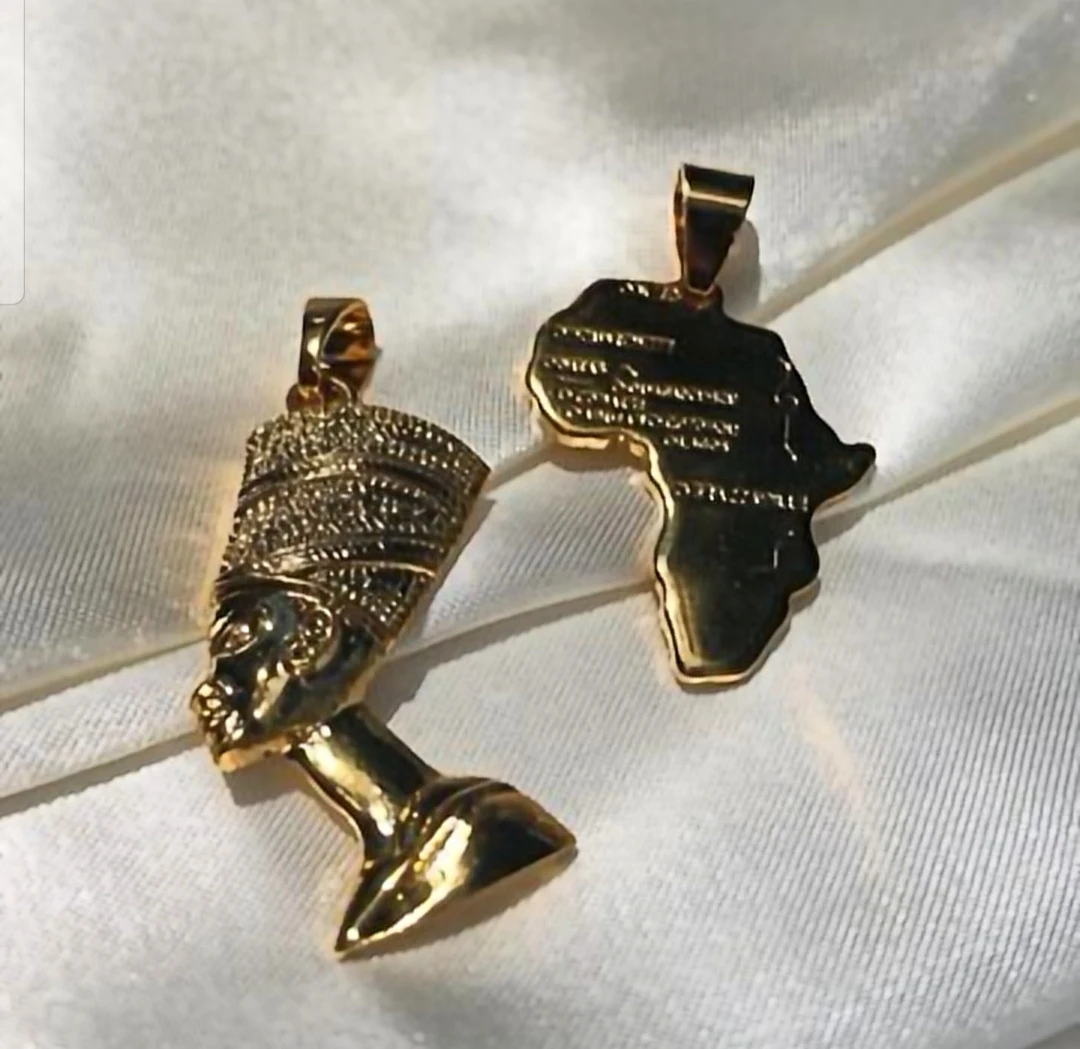 jialin jewelry African black Gift Men Gold Plated Color Necklace Egyptian Queen Pendant Nefertiti Necklace
jialin jewelry African black Gift Men Gold Plated Color Necklace Egyptian Queen Pendant Nefertiti Necklace