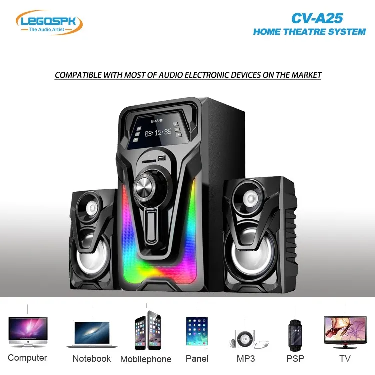 New Design 2.1 home theatre system wireless speaker for computer tv - ANKUX.COM