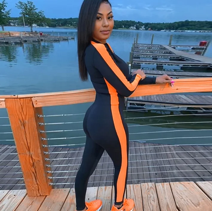 Gym Wear Fitness Custom Logo Ribbed Romper High Quality African Long Sleeve Patchwork Jumpsuit, Picture
Gym Wear Fitness Custom Logo Ribbed Romper High Quality African Long Sleeve Patchwork Jumpsuit, Picture