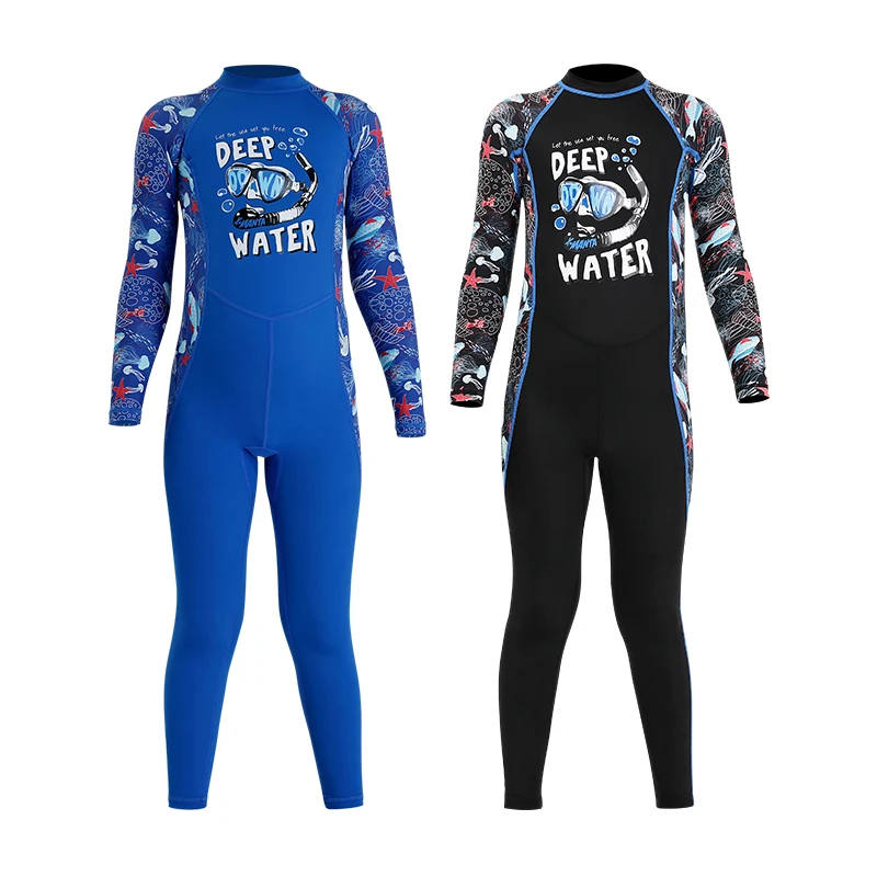 Boy Swimsuit one-piece Long Sleeve Children Wetsuit Quick-Dry Beach Wear Girl Swimmingsuit 
Boy Swimsuit one-piece Long Sleeve Children Wetsuit Quick-Dry Beach Wear Girl Swimmingsuit
