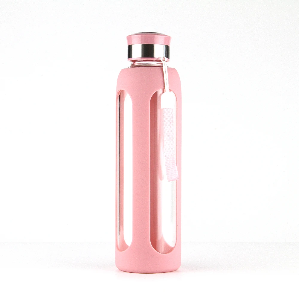 Custom color 550ml unbreakable small mouth glass water bottle with silicone sleeve, Can be customized
Custom color 550ml unbreakable small mouth glass water bottle with silicone sleeve, Can be customized