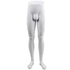 Wholesale window displays Matte white half lower body fiberglass torso pants leg mannequin