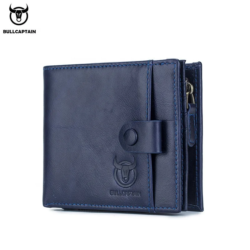 Bullcaptain RFID Shielded Men's Wallet Cowhide Leather Bifold Multi Card Holder Wallet with Zip Coin Pocket money clip
Bullcaptain RFID Shielded Men's Wallet Cowhide Leather Bifold Multi Card Holder Wallet with Zip Coin Pocket money clip