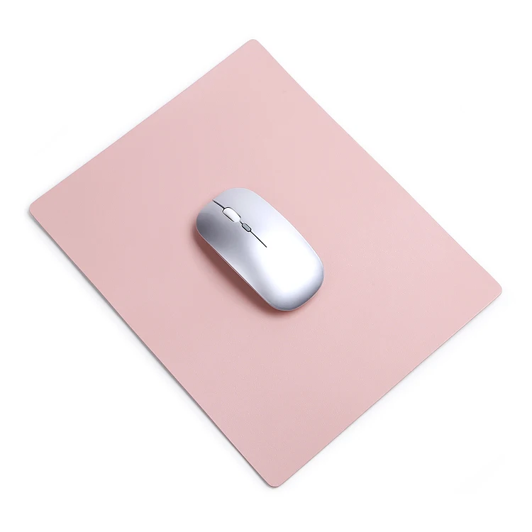 High Quality Guangzhou factory Office Supplier Leather Desk Mat Mouse Pad Gift
