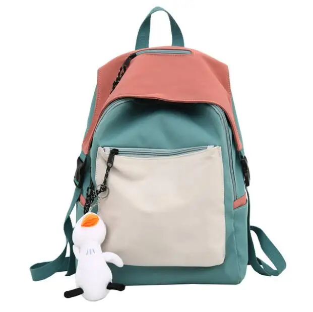 Simple Hit Color Schoolbag Female Korean Version Of Junior High School Student Backpack College Style Large-Capacity Backpack
Simple Hit Color Schoolbag Female Korean Version Of Junior High School Student Backpack College Style Large-Capacity Backpack