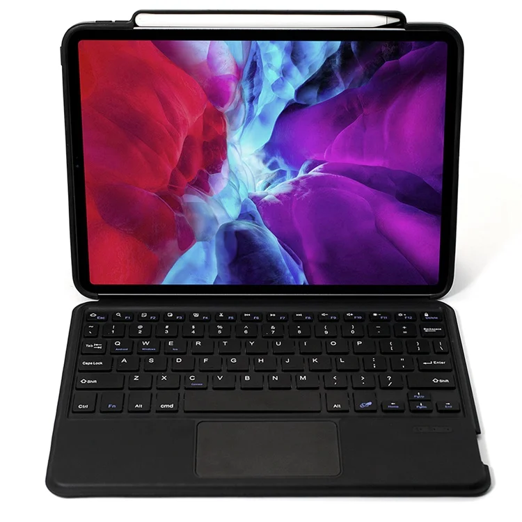 2021 OEM Business Shockproof Pencil Holder Cover BT Wireless Tablet Keyboard with Touchpad Case Trackpad Magic For ipad pro 11
2021 OEM Business Shockproof Pencil Holder Cover BT Wireless Tablet Keyboard with Touchpad Case Trackpad Magic For ipad pro 11