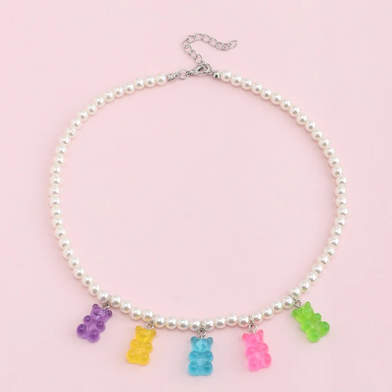 Wholesale Fashion Jewelry 2021 Necklace Little Bear Baroque Pearl Pendant Necklace For Girls
Wholesale Fashion Jewelry 2021 Necklace Little Bear Baroque Pearl Pendant Necklace For Girls
