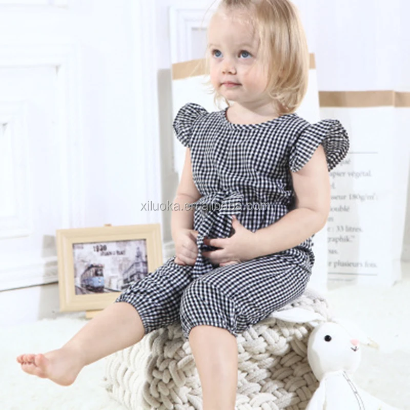 Summer Style Plaid Clothes Baby Girl Jumpsuit Flare Sleeve And Bowknot Bodysuit, Picture
Summer Style Plaid Clothes Baby Girl Jumpsuit Flare Sleeve And Bowknot Bodysuit, Picture