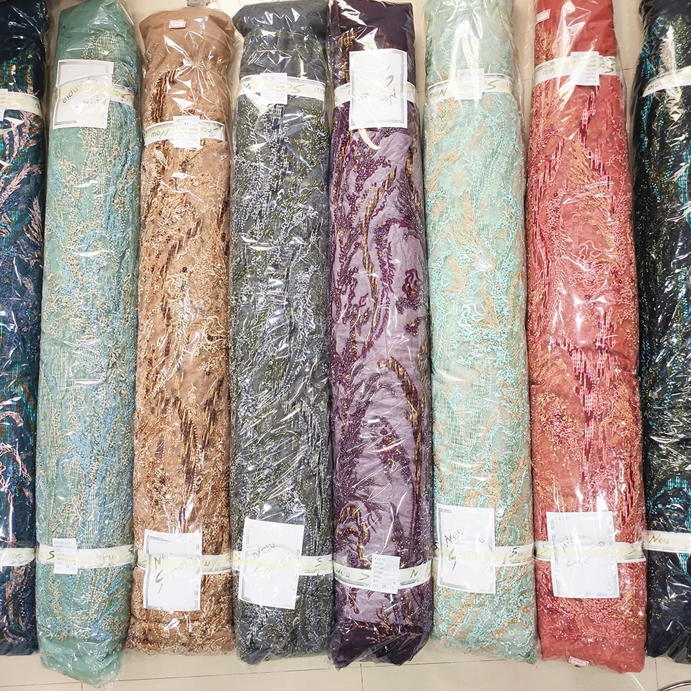 Beautiful Sequin Handmade Beaded Lace Embroidery, Wholesale Heavy Pearl Beaded Bridal embroidered lace fabric
Beautiful Sequin Handmade Beaded Lace Embroidery, Wholesale Heavy Pearl Beaded Bridal embroidered lace fabric