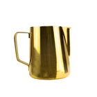 Custom Gold milk jug milk frothing pitcher stainless steel metal milk jug