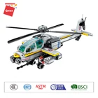 Qman Plastic Material and DIY Toy Style bricks model aircraft toy soldier figure toys