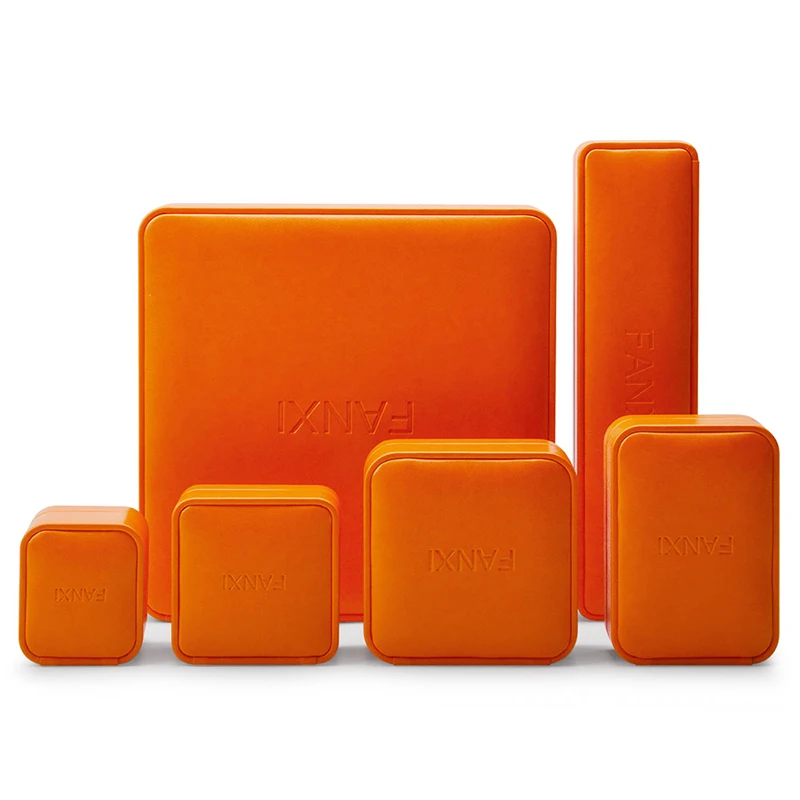 New Arrival Leather Orange Packing Box Jewelry inside Leather for Rings Necklace Pandant Bracelet Accept Custom Logo, Bright orange
New Arrival Leather Orange Packing Box Jewelry inside Leather for Rings Necklace Pandant Bracelet Accept Custom Logo, Bright orange