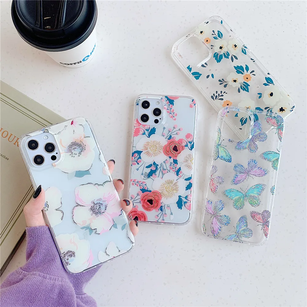 Holographic Iridescent Flower Back Covers for iPhone 11 Pro Max XS Max,Sparkling Cute Butterfly Phone Case for iPhone 12 Pro Max, 4 colors optional
Holographic Iridescent Flower Back Covers for iPhone 11 Pro Max XS Max,Sparkling Cute Butterfly Phone Case for iPhone 12 Pro Max, 4 colors optional
