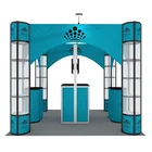 Affordable Aluminum Alloy Tube Easy Installation Spiral Tower Portable Trade Convention Booth
