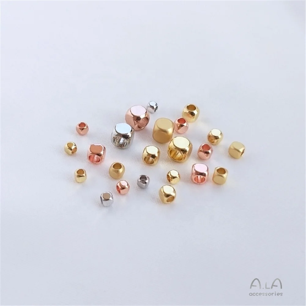 Color 18K gold platinum dumb gold small square loose square beads DIY pearl crystal jade beads accessories, Colors
Color 18K gold platinum dumb gold small square loose square beads DIY pearl crystal jade beads accessories, Colors