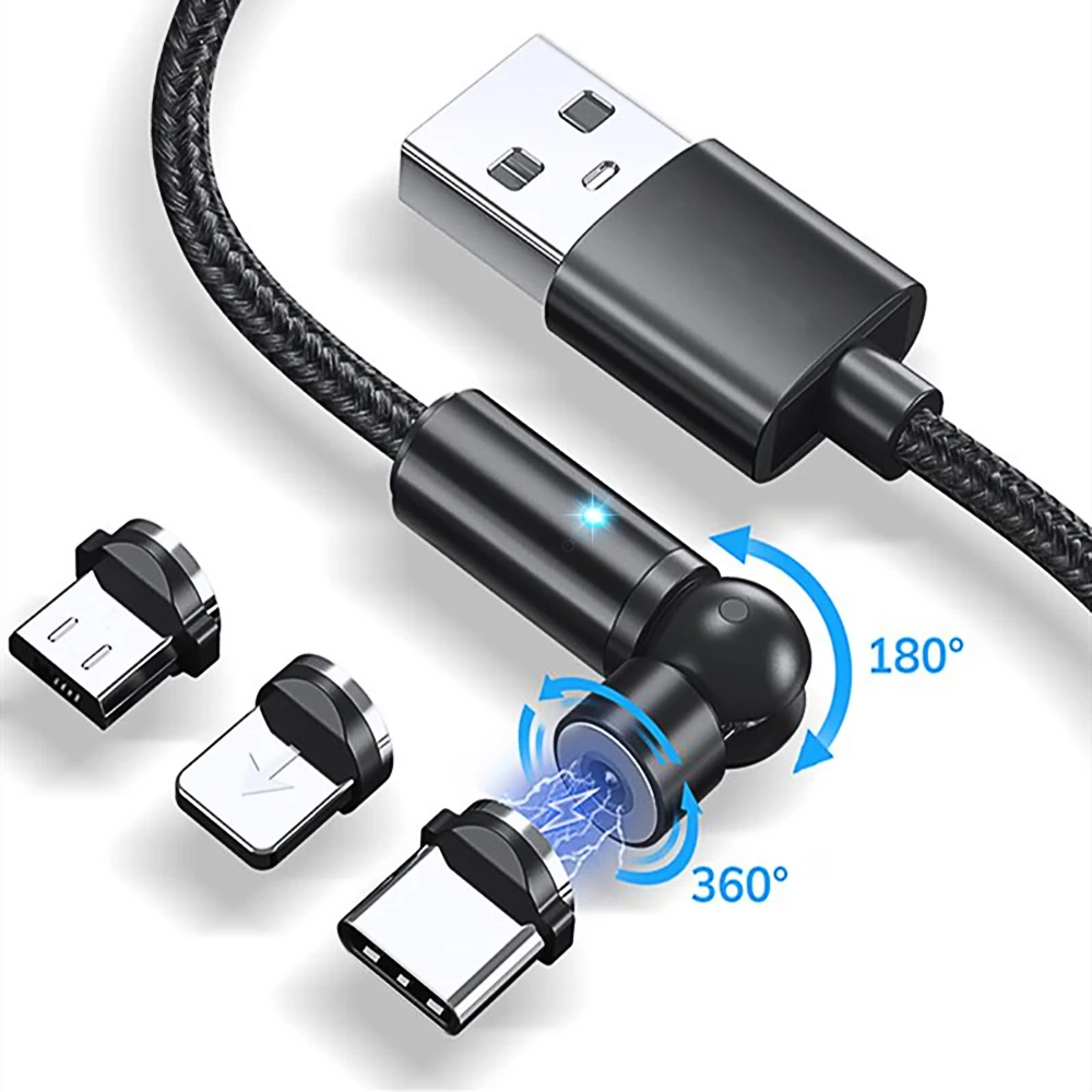 New Arrival 3 in 1 540 Rotate Magnetic Cable Micro USB Type C Cable 8 Pin Magnetic Charging Cable
New Arrival 3 in 1 540 Rotate Magnetic Cable Micro USB Type C Cable 8 Pin Magnetic Charging Cable