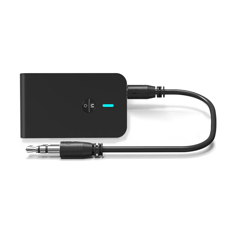 2 In 1 Wireless 5.0 Adapter Wireless Audio Transmitter Receiver for Car 3.5mm AUX Music Sender Adapter, Black
2 In 1 Wireless 5.0 Adapter Wireless Audio Transmitter Receiver for Car 3.5mm AUX Music Sender Adapter, Black