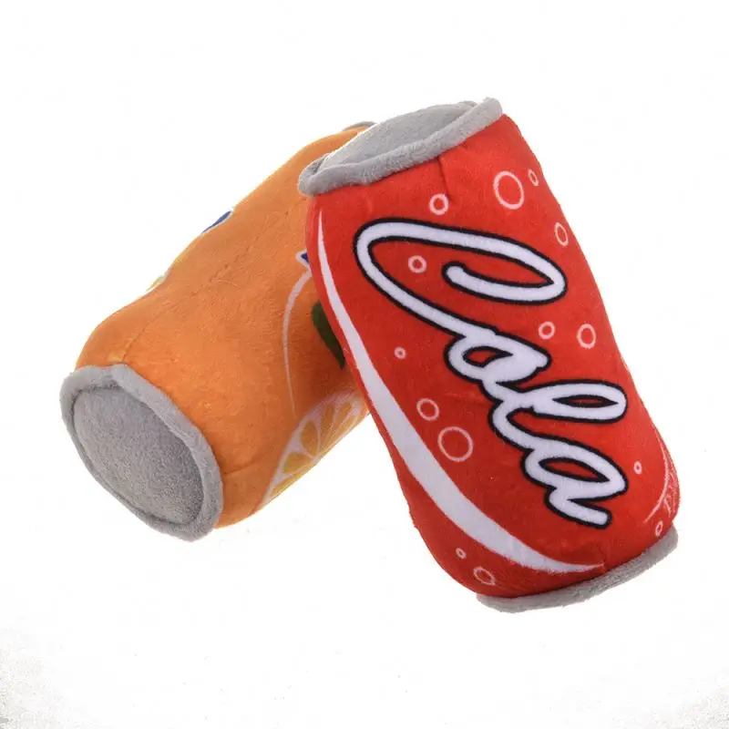 BJQ170 custom stuffed cola squeakie can food toy white paw pet chew toys, Multi-colored
BJQ170 custom stuffed cola squeakie can food toy white paw pet chew toys, Multi-colored