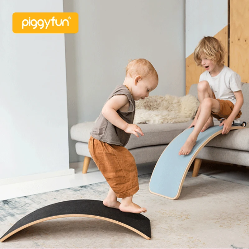 FUN 1 MOQ Wholesale Montessori Wooden Ftness Toy Children Yoga Rocker Balance Board For Kids, Natural/blue/yellow/pink/green/rainbow/custom color
FUN 1 MOQ Wholesale Montessori Wooden Ftness Toy Children Yoga Rocker Balance Board For Kids, Natural/blue/yellow/pink/green/rainbow/custom color