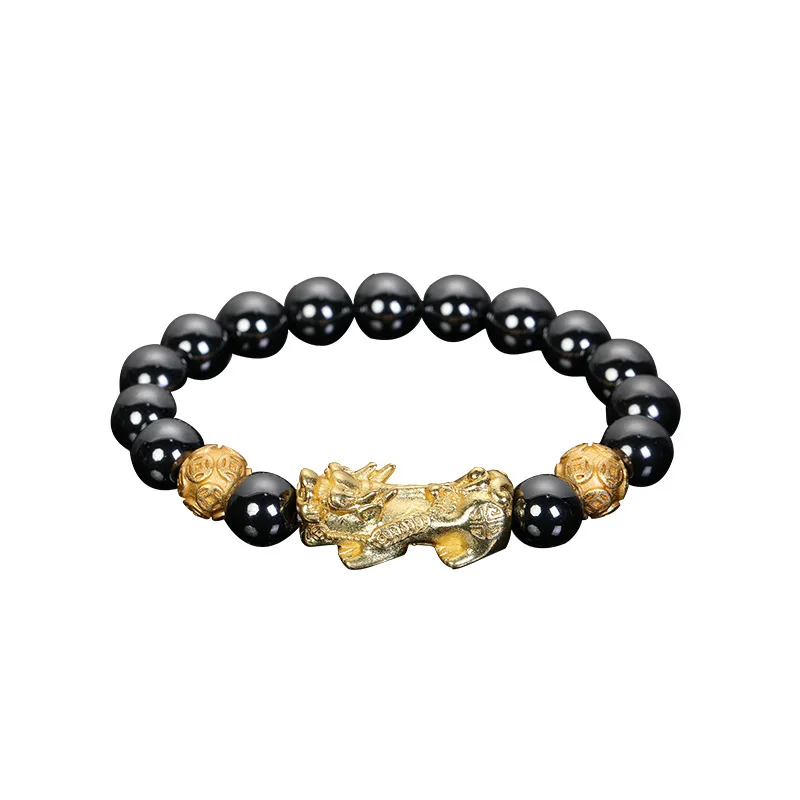 2021 Green Tiger Eye Beaded Bracelet Gold Color Pixiu Bracelets Hot Sale Bracelet Feng Shui, Black and gold
2021 Green Tiger Eye Beaded Bracelet Gold Color Pixiu Bracelets Hot Sale Bracelet Feng Shui, Black and gold
