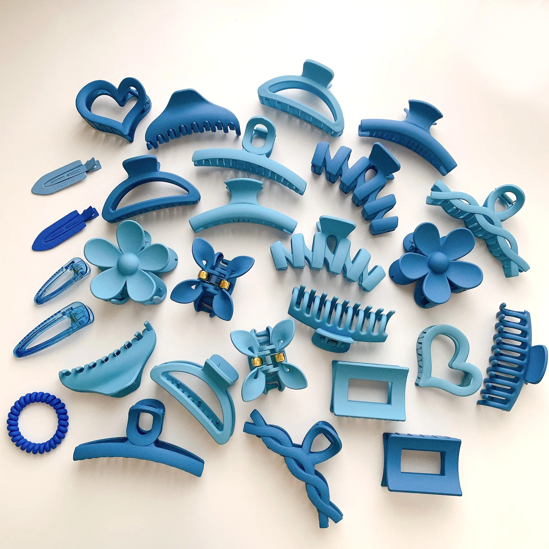 Jachon Vintage Simple Plastic Hair Claw Clips Blue Geometry hairpin wave bow shark clip Flower Hair Claw Clip Hair Jaw
Jachon Vintage Simple Plastic Hair Claw Clips Blue Geometry hairpin wave bow shark clip Flower Hair Claw Clip Hair Jaw