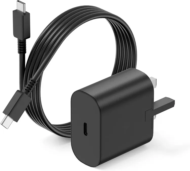 25W USB C Fast Charging Wall Charger 3Pin 25w adapter with Type-C to Type-C Cable 3A For Samsung Travel Adapter
25W USB C Fast Charging Wall Charger 3Pin 25w adapter with Type-C to Type-C Cable 3A For Samsung Travel Adapter