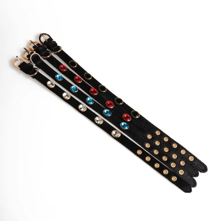 Classical Dog Pet Collar With Diamond