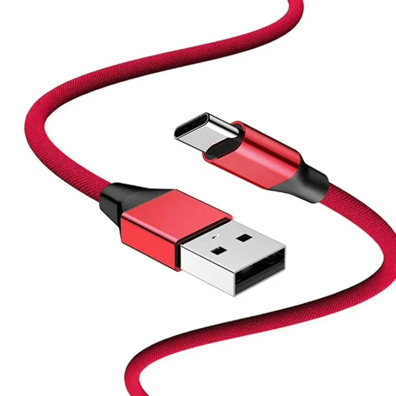 High Quality USB Type C Cable 2A Fast Charging Cable for Samsung Xiaomi Huawei Type-C USB Cable, Black/blue/red
High Quality USB Type C Cable 2A Fast Charging Cable for Samsung Xiaomi Huawei Type-C USB Cable, Black/blue/red