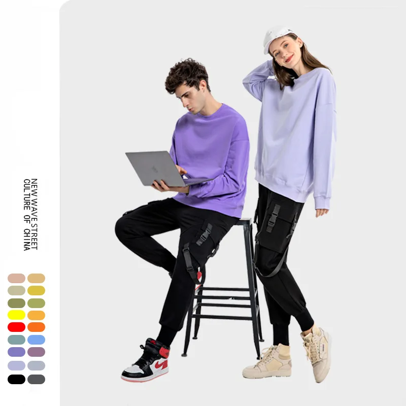 Wholesale high quality custom design cotton fleece brown white loose hoodies unisex blank crewneck sweatshirt, 23 colors
Wholesale high quality custom design cotton fleece brown white loose hoodies unisex blank crewneck sweatshirt, 23 colors