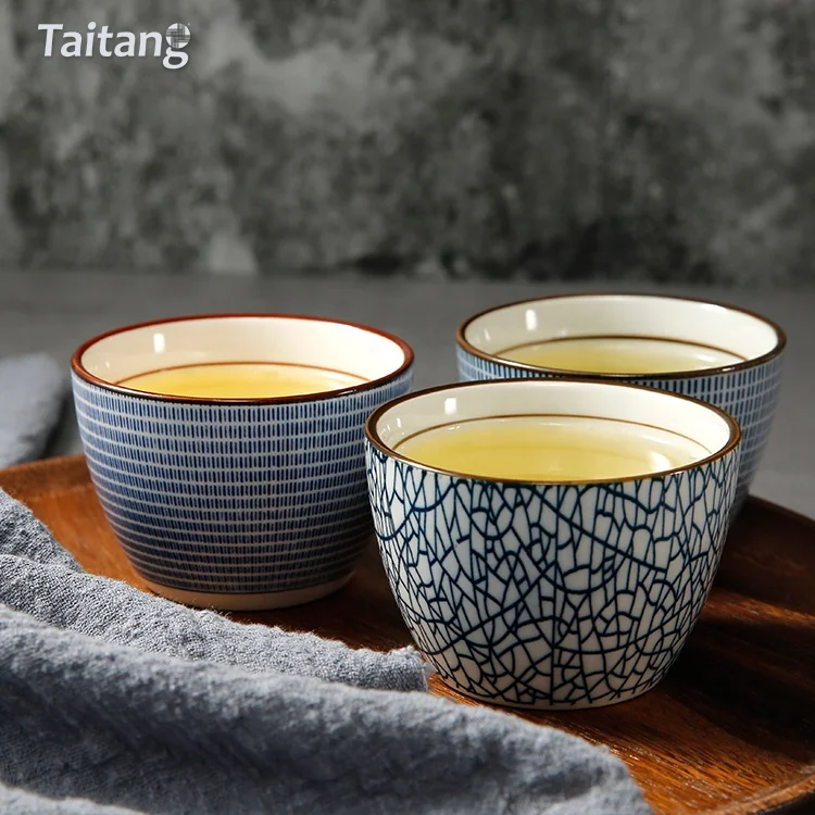 Restaurant Tableware Water Tea Cups Ceramic Tea Cup Japanese Without Handles, Customized color
Restaurant Tableware Water Tea Cups Ceramic Tea Cup Japanese Without Handles, Customized color
