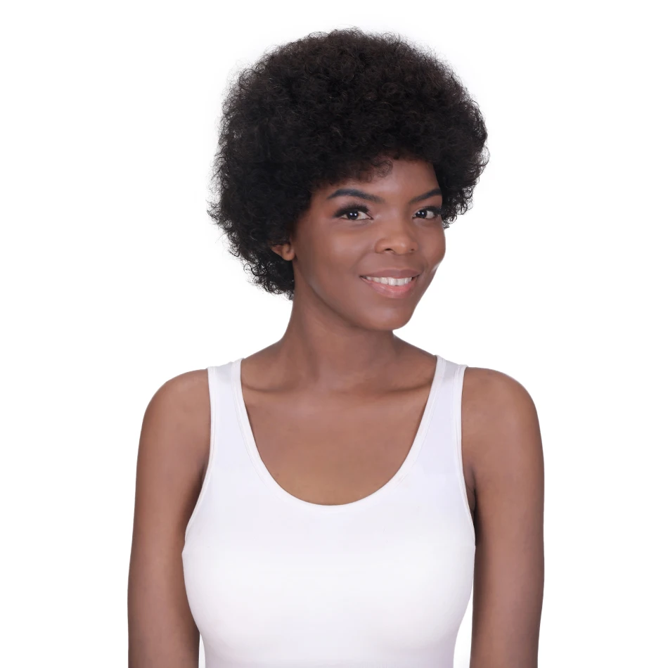 YBR Wholesale Brazilian Human Hair Wigs Machine Made Wigs Vendor Afro Kinky Short Hair Wigs For Black Women
YBR Wholesale Brazilian Human Hair Wigs Machine Made Wigs Vendor Afro Kinky Short Hair Wigs For Black Women